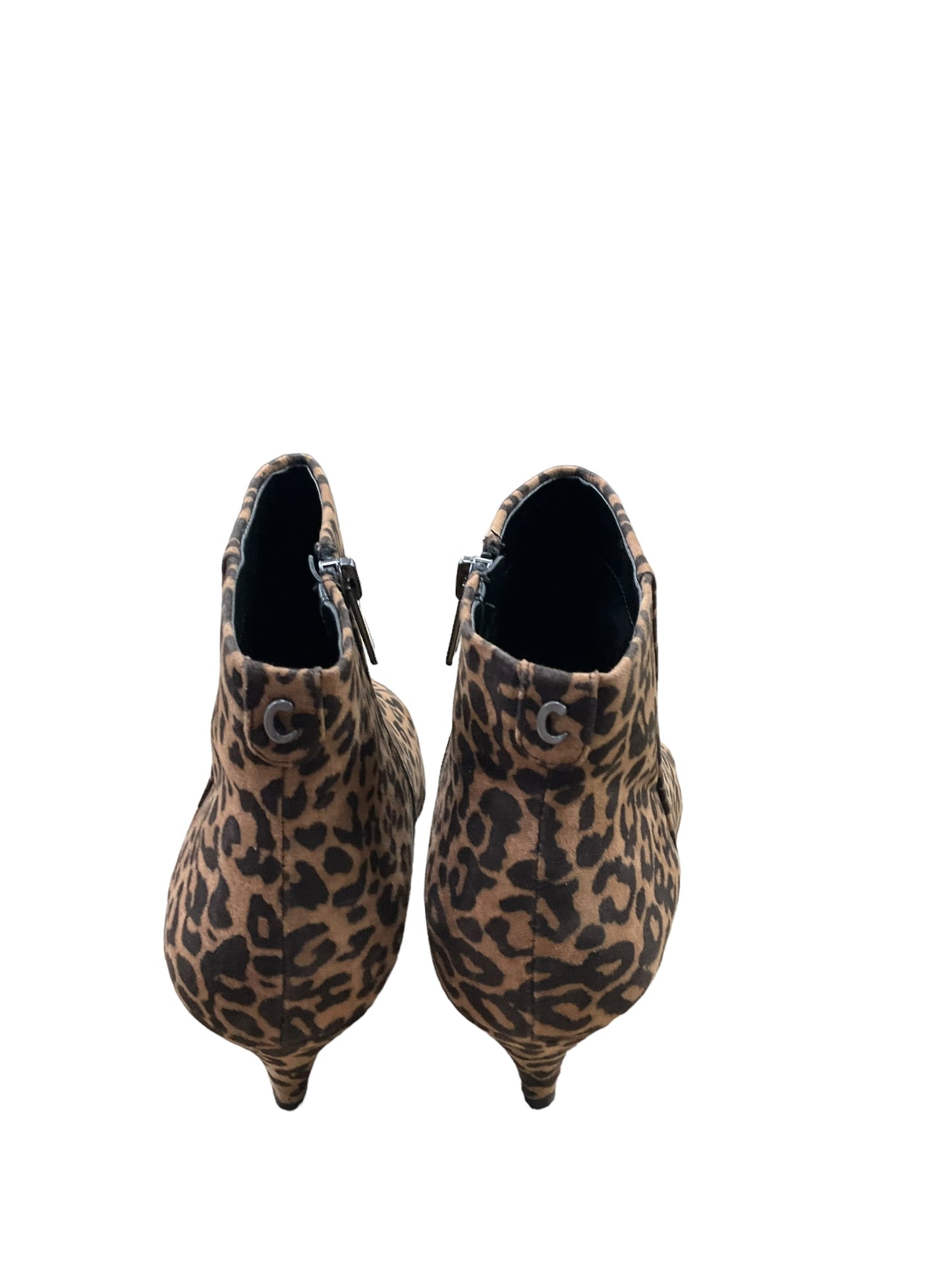 Boots Ankle Heels By Circus By Sam Edelman In Animal Print, Size: 8