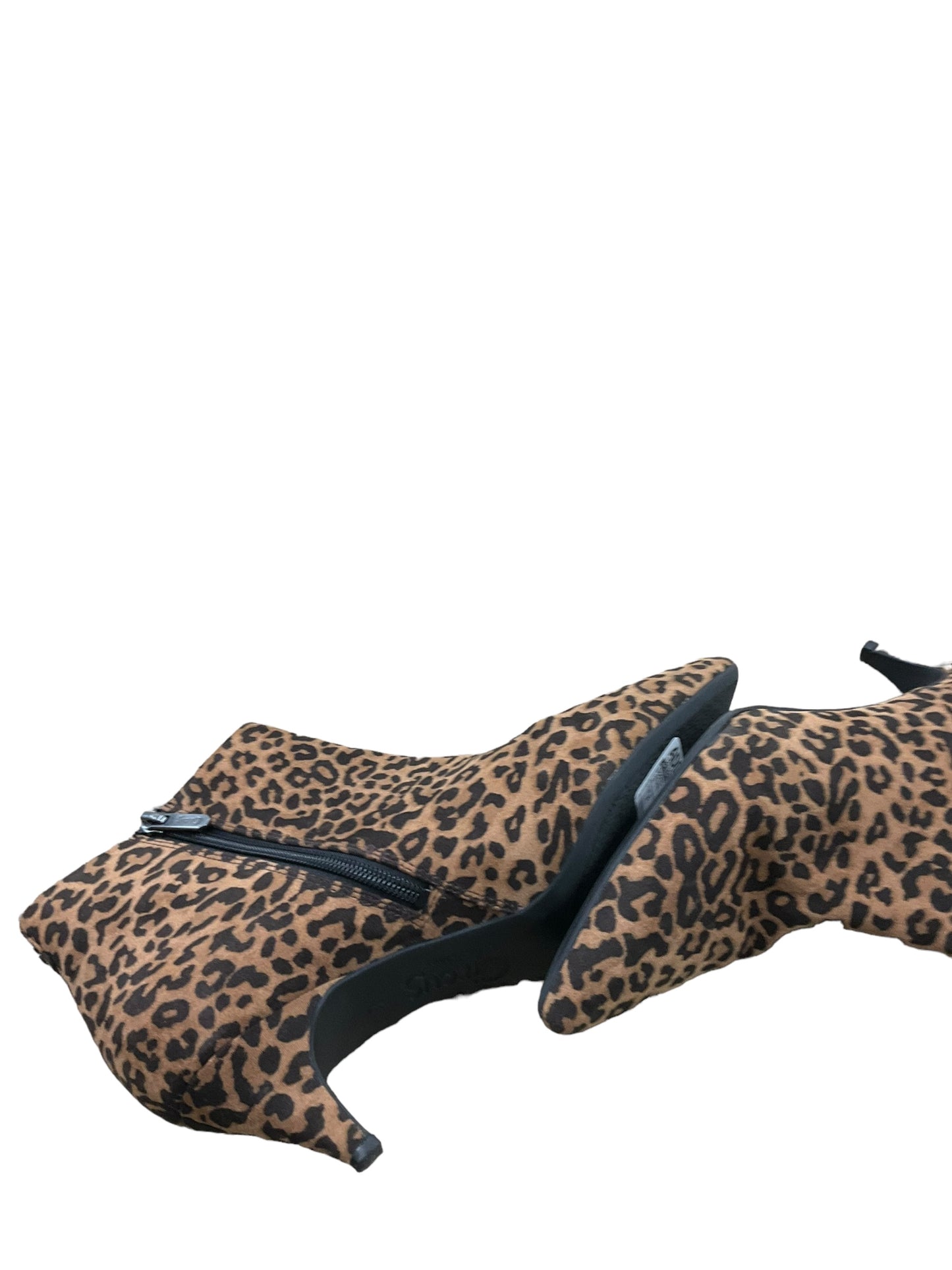 Boots Ankle Heels By Circus By Sam Edelman In Animal Print, Size: 8