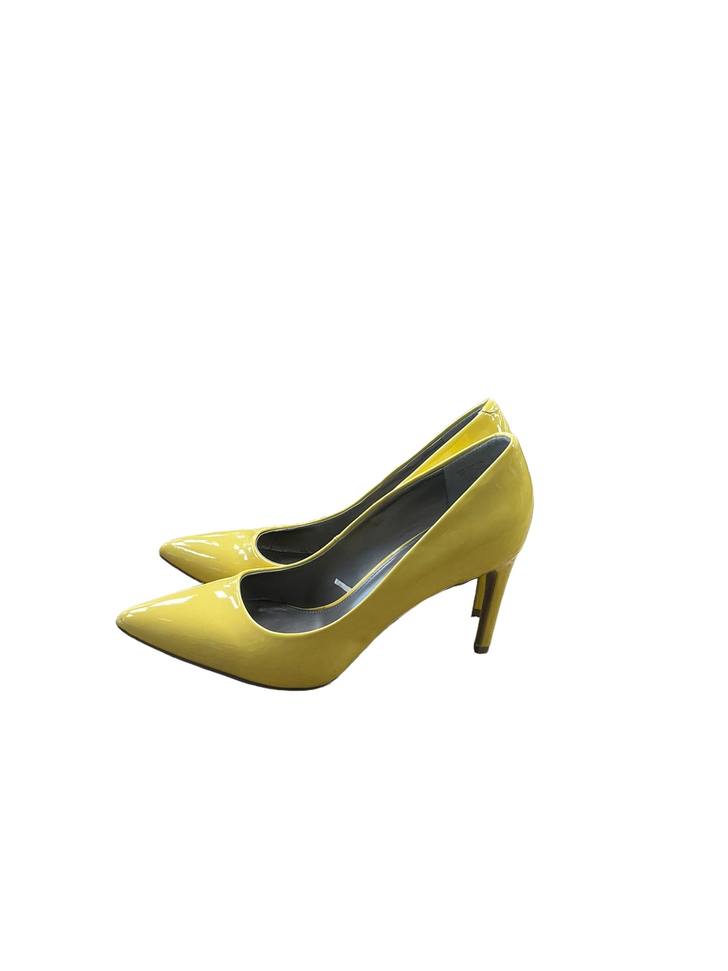 Shoes Heels Stiletto By Worthington In Yellow, Size: 9.5