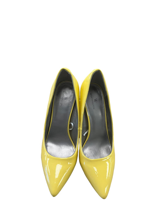 Shoes Heels Stiletto By Worthington In Yellow, Size: 9.5