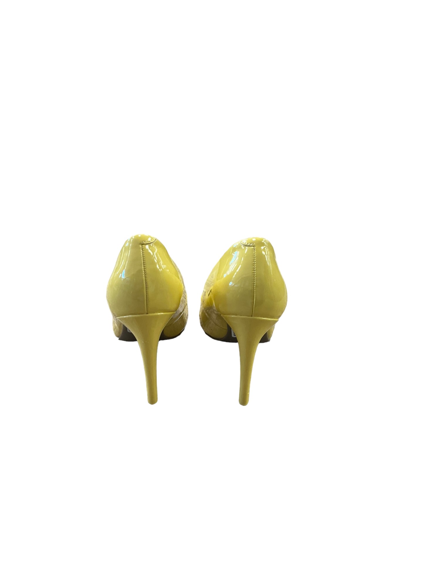 Shoes Heels Stiletto By Worthington In Yellow, Size: 9.5