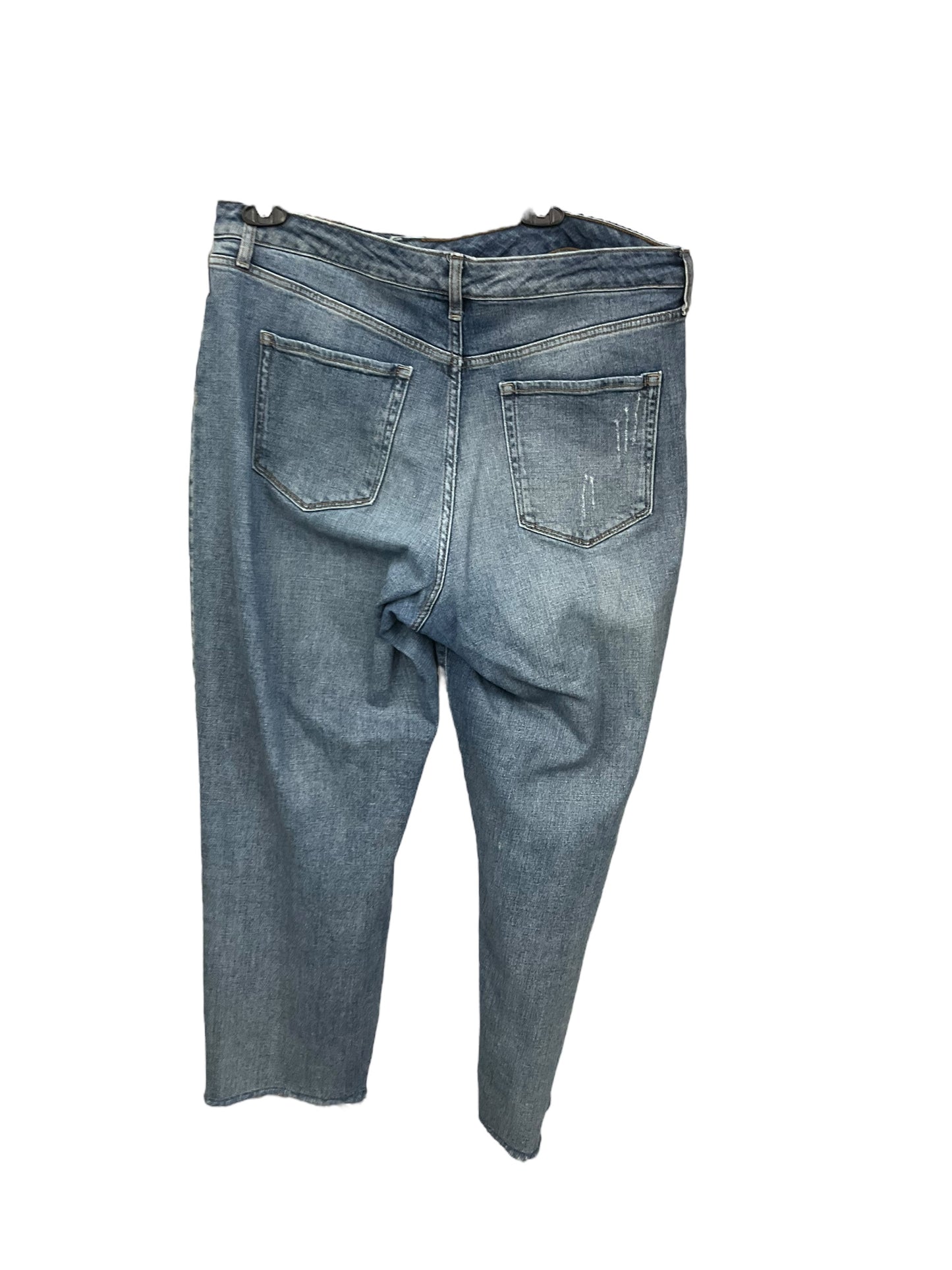 Jeans Straight By Nine West Apparel In Blue Denim, Size: 16