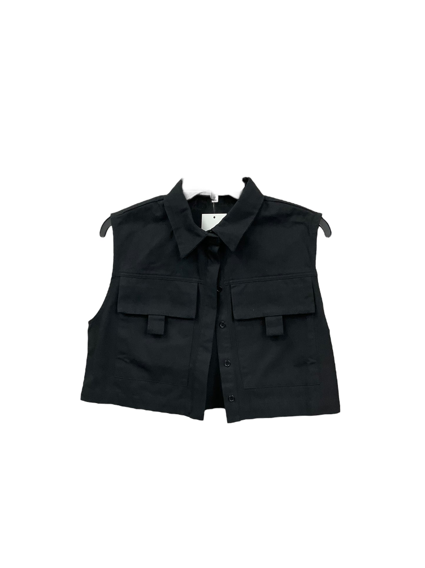 Top Sleeveless By Clothes Mentor In Black, Size: M