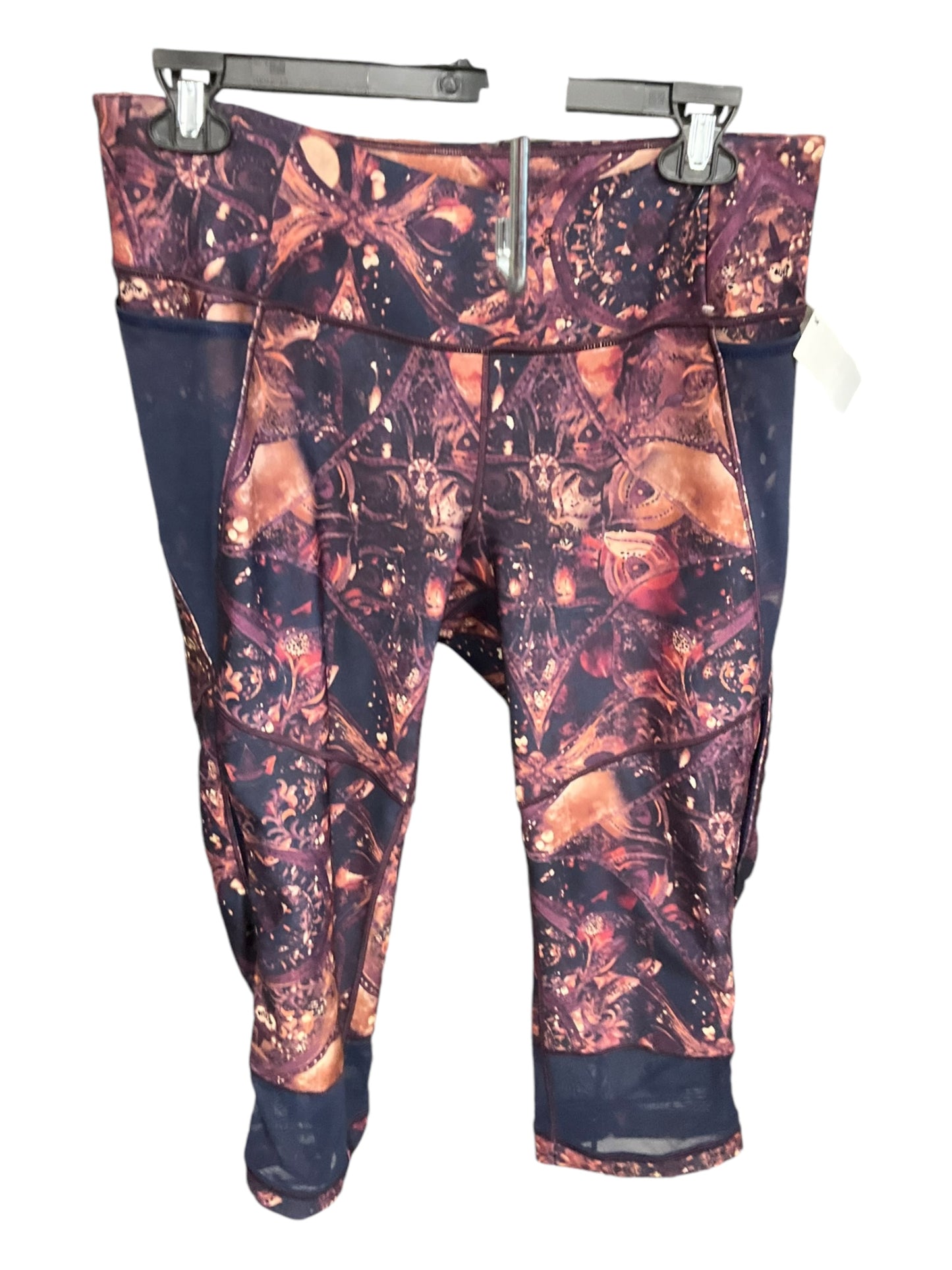 Athletic Capris By Calia In Floral Print, Size: L