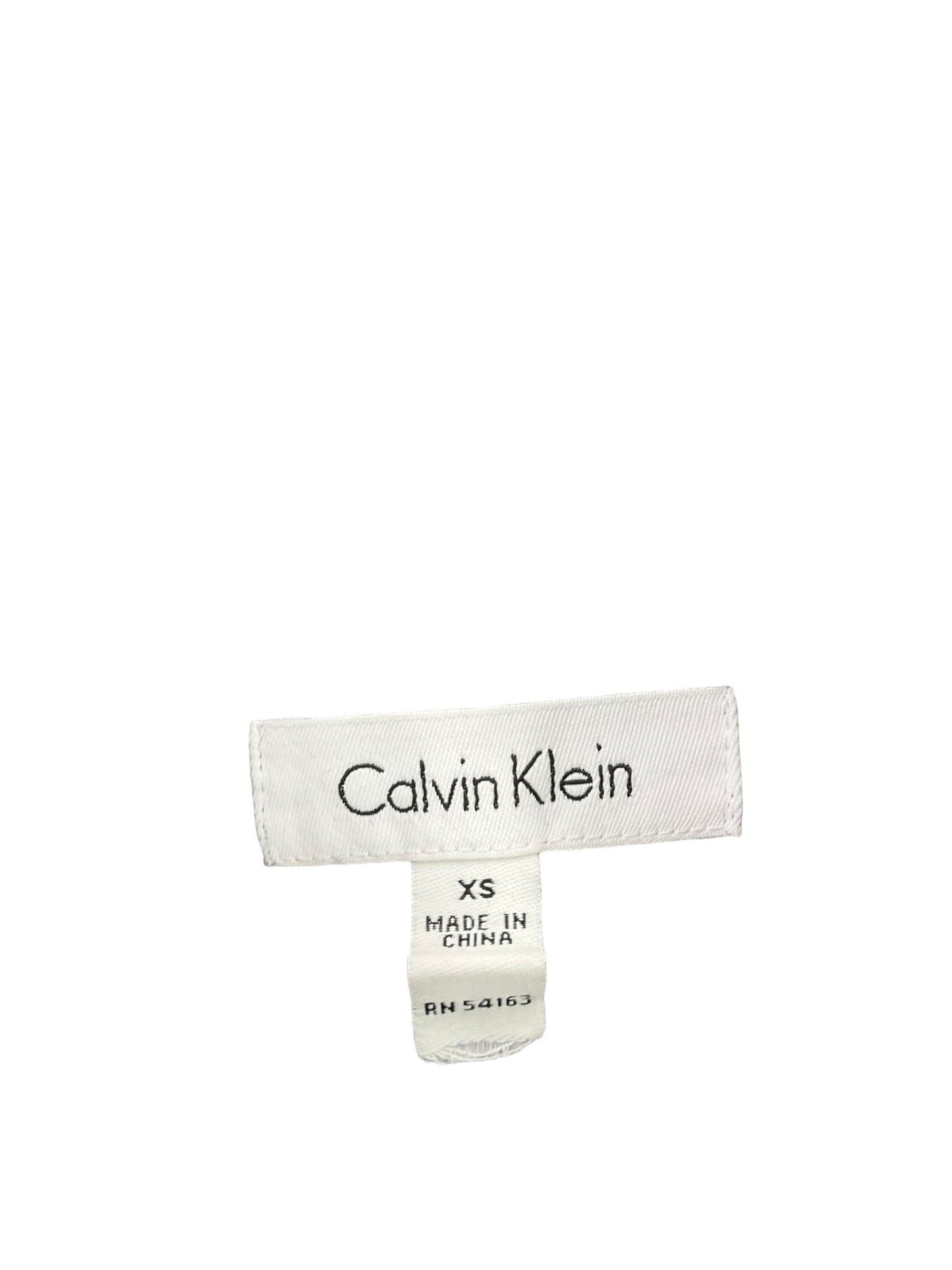 Sweater By Calvin Klein In Black & White, Size: Xs