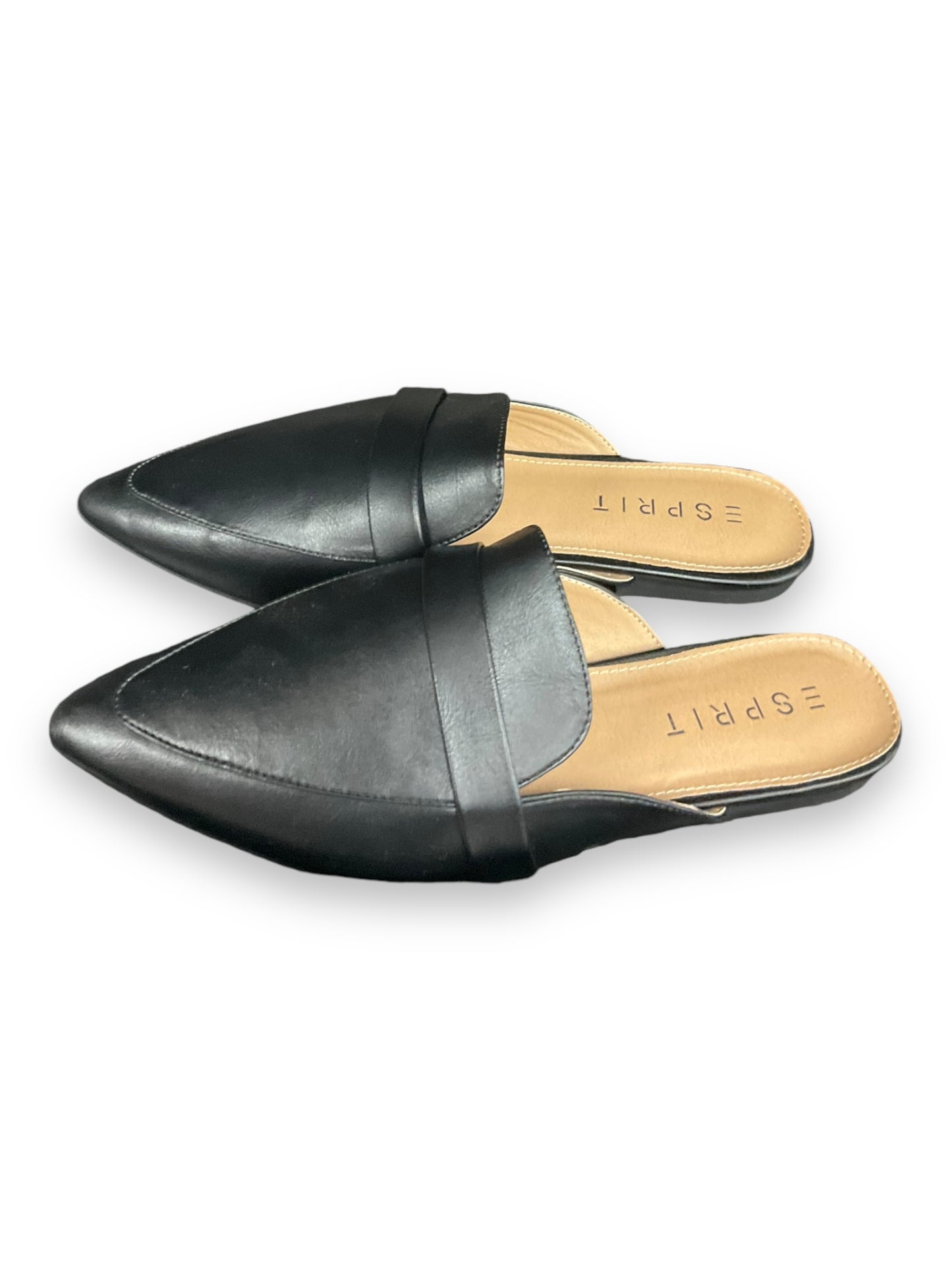 Shoes Flats By Esprit In Black, Size: 8