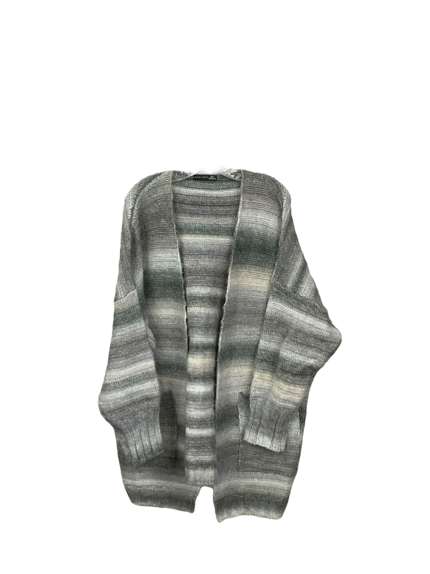 Sweater Cardigan By Clothes Mentor In Grey, Size: Xl