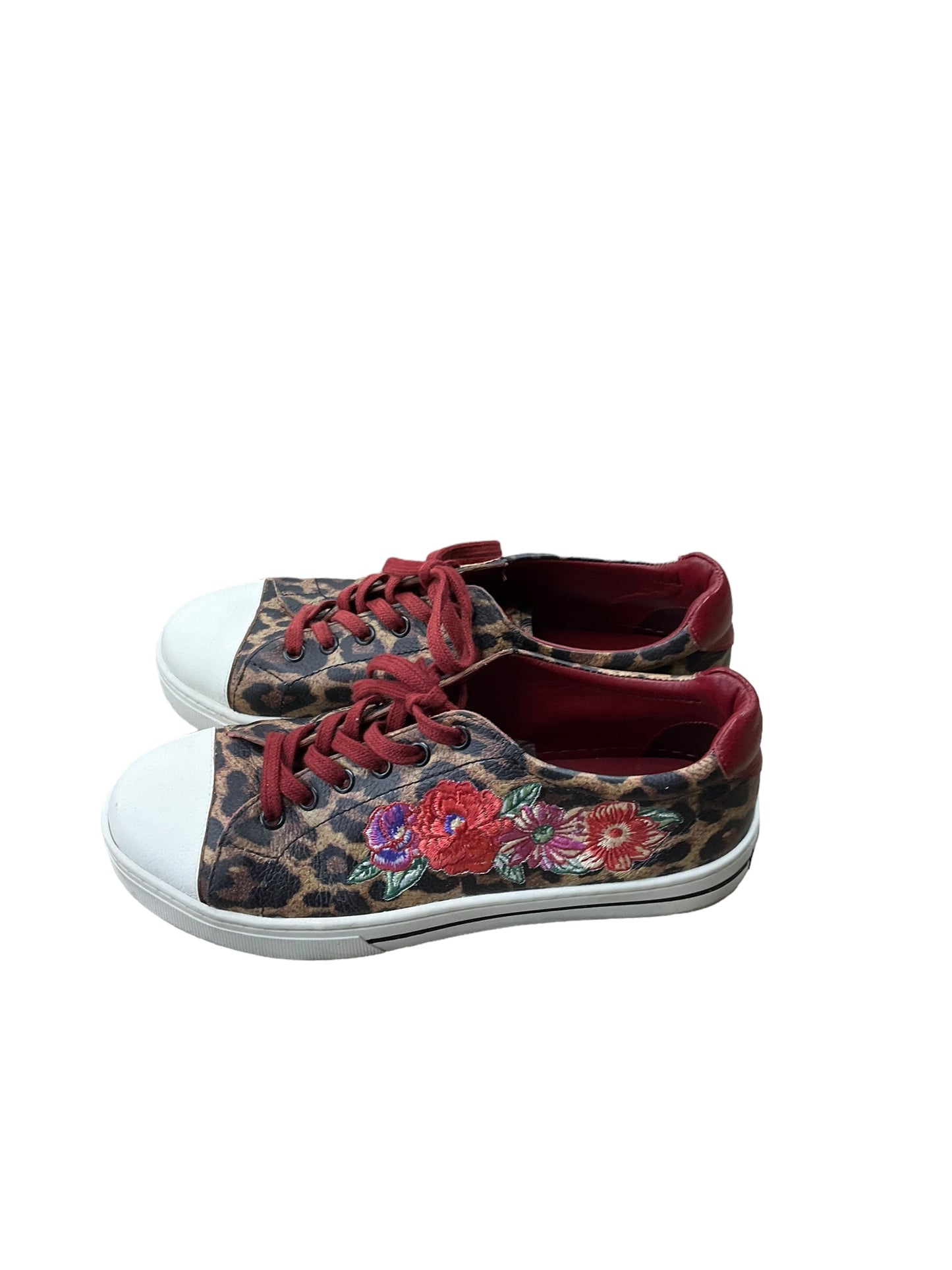 Shoes Sneakers By Skechers In Floral Print, Size: 7.5