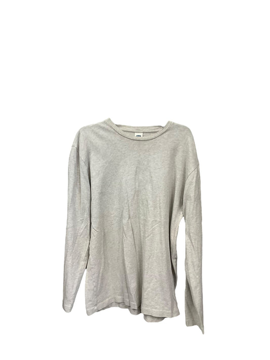 Top Long Sleeve By Old Navy In Grey, Size: L