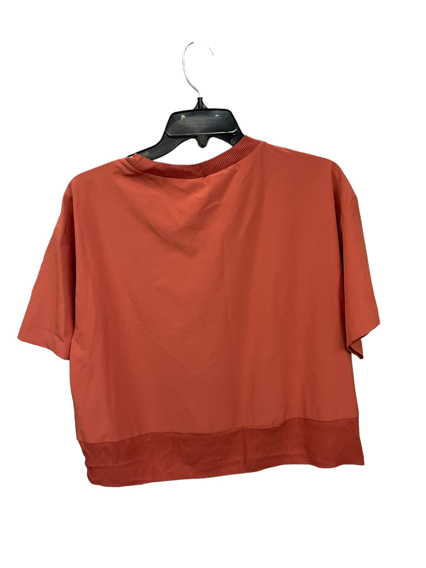 Athletic Top Short Sleeve By Athleta In Coral, Size: S