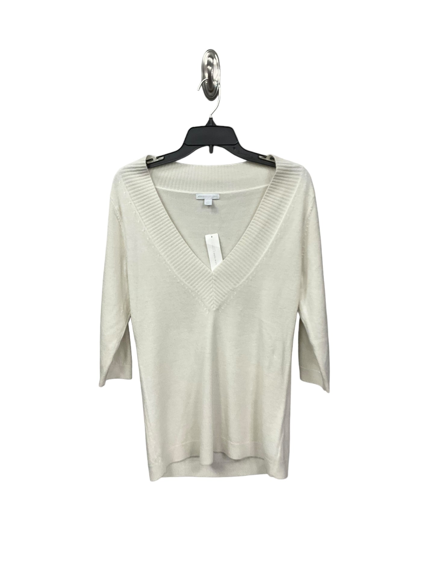 Sweater By New York And Co In White, Size: M