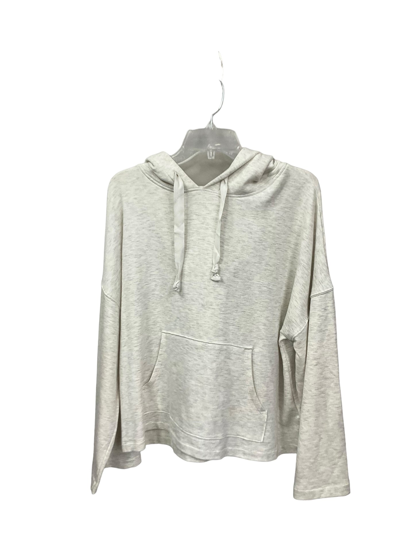 Sweatshirt Hoodie By Gap In Grey, Size: L