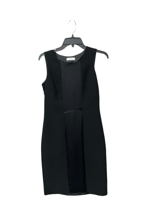 Dress Casual Midi By Calvin Klein In Black, Size: S