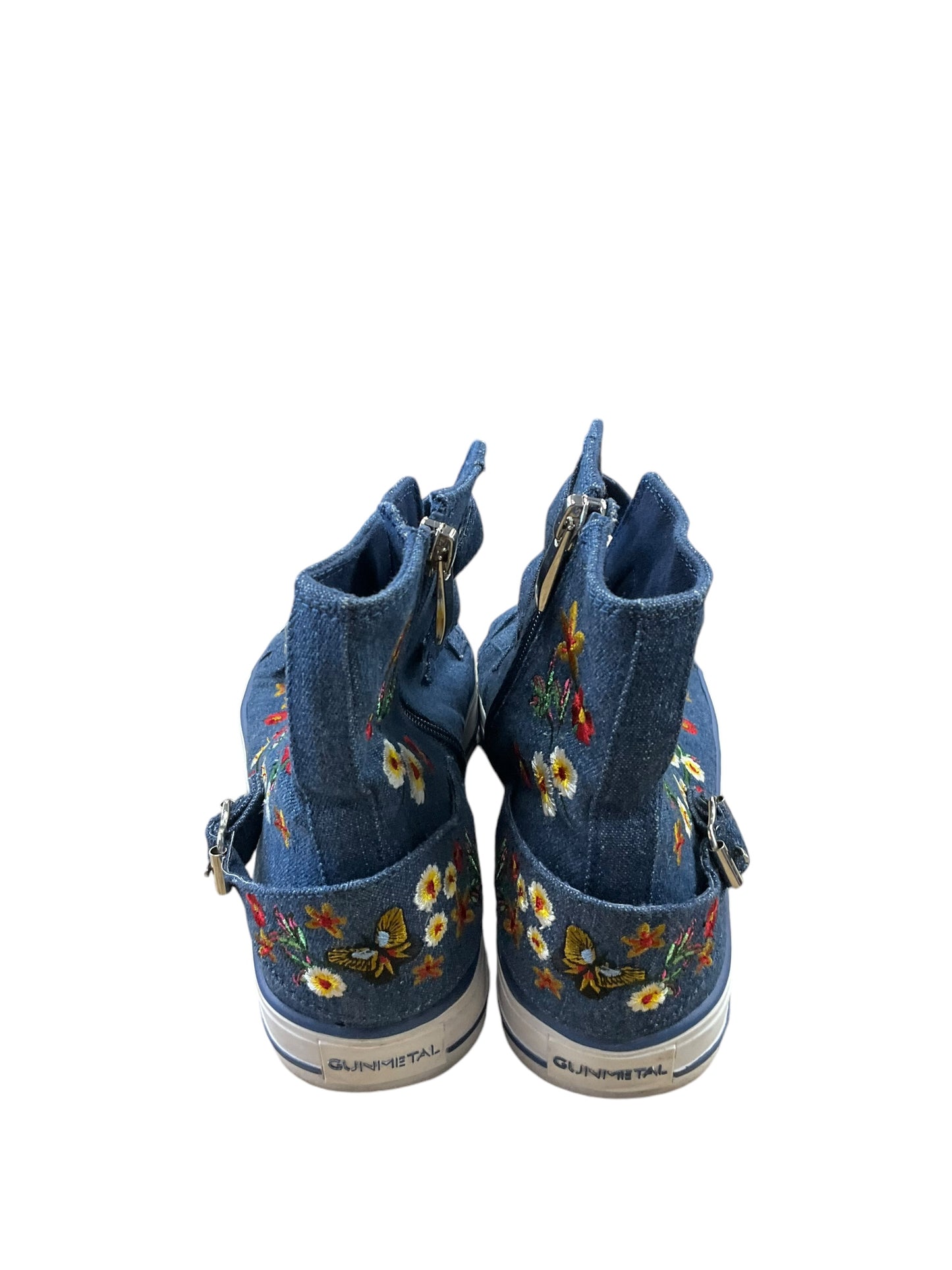 Shoes Sneakers By Clothes Mentor In Blue, Size: 7.5