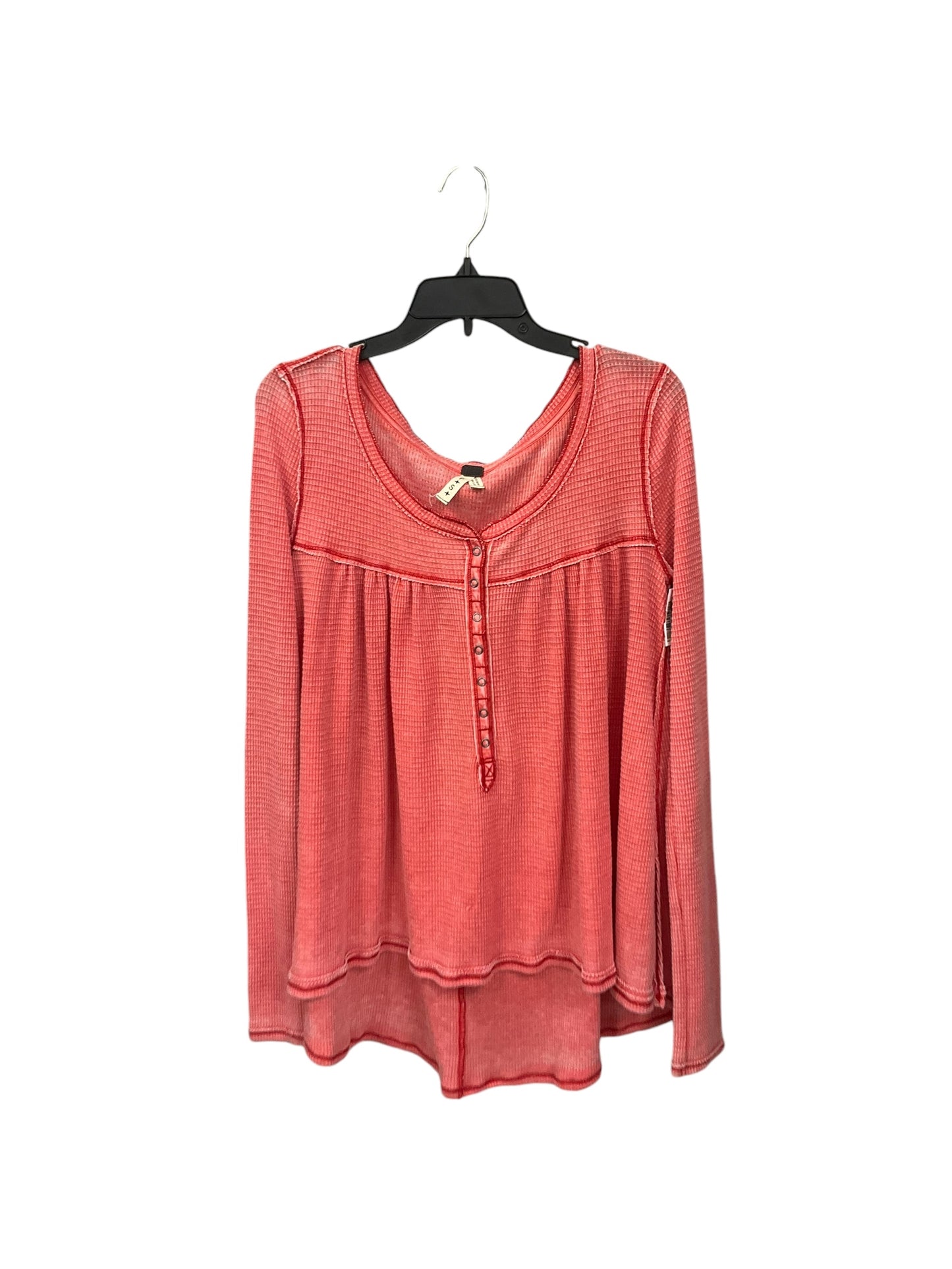 Top Long Sleeve By We The Free In Orange, Size: M