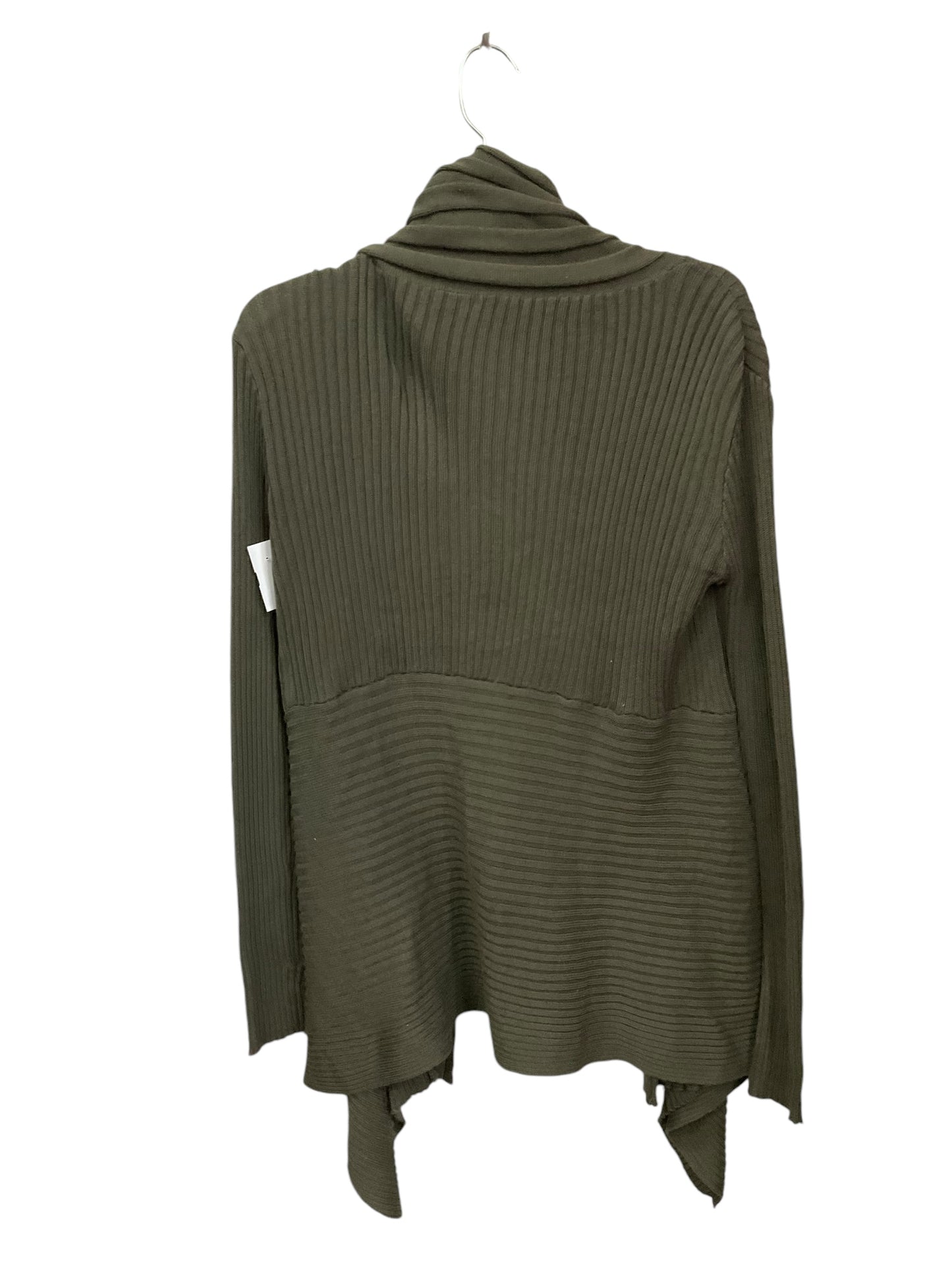 Sweater Cardigan By Clothes Mentor In Green, Size: M