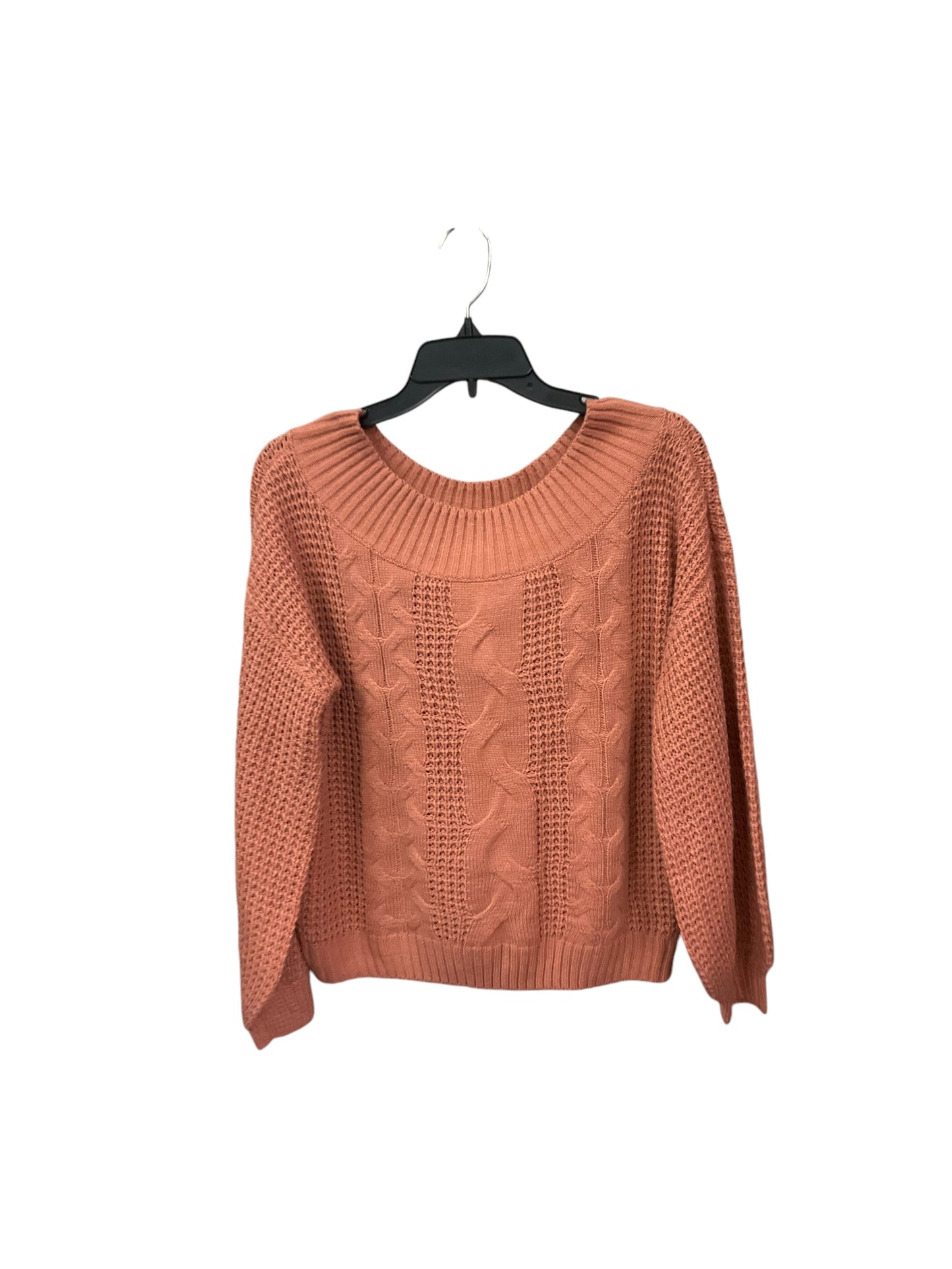 Sweater By Clothes Mentor In Coral, Size: Xl