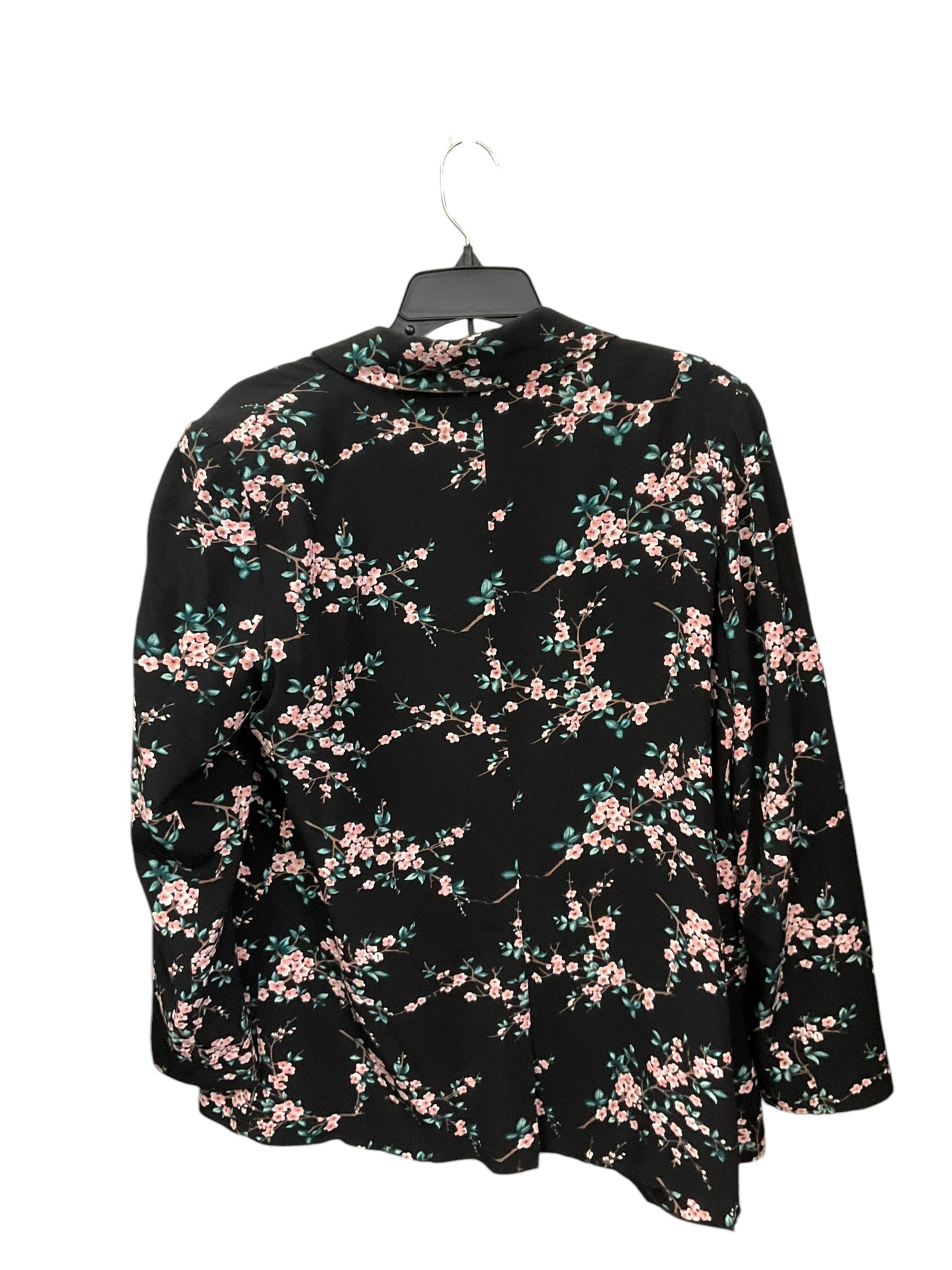 Blazer By Lila Rose In Floral Print, Size: L