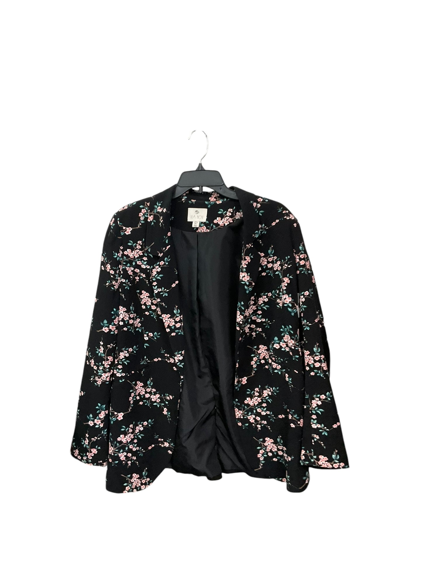 Blazer By Lila Rose In Floral Print, Size: L