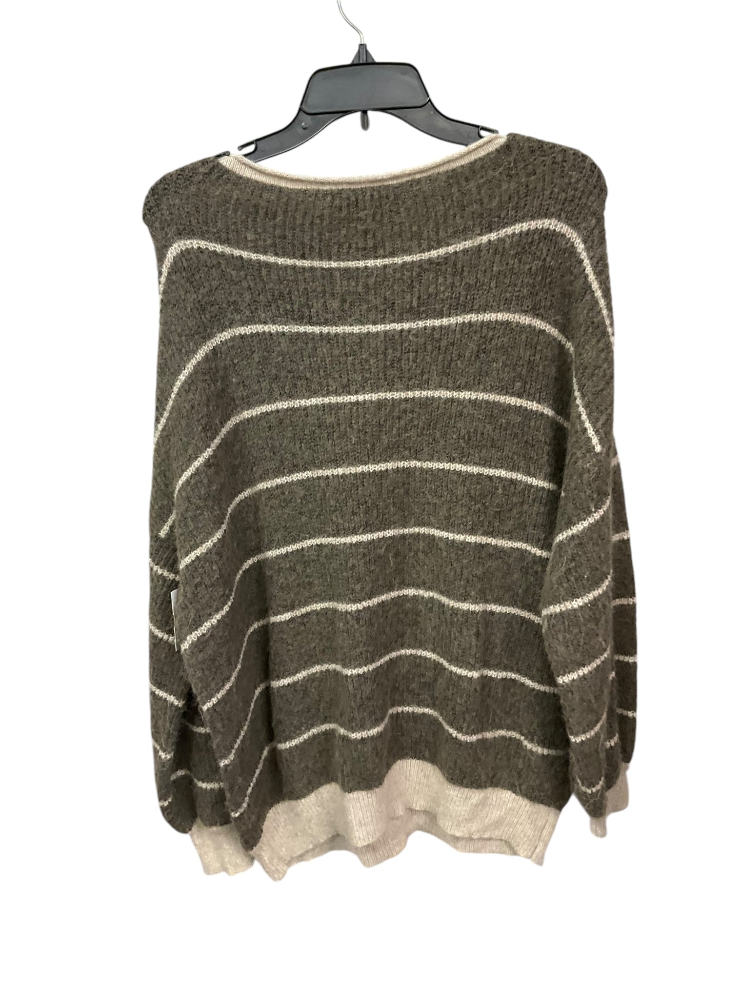 Sweater By Davi & Dani In Grey & White, Size: L