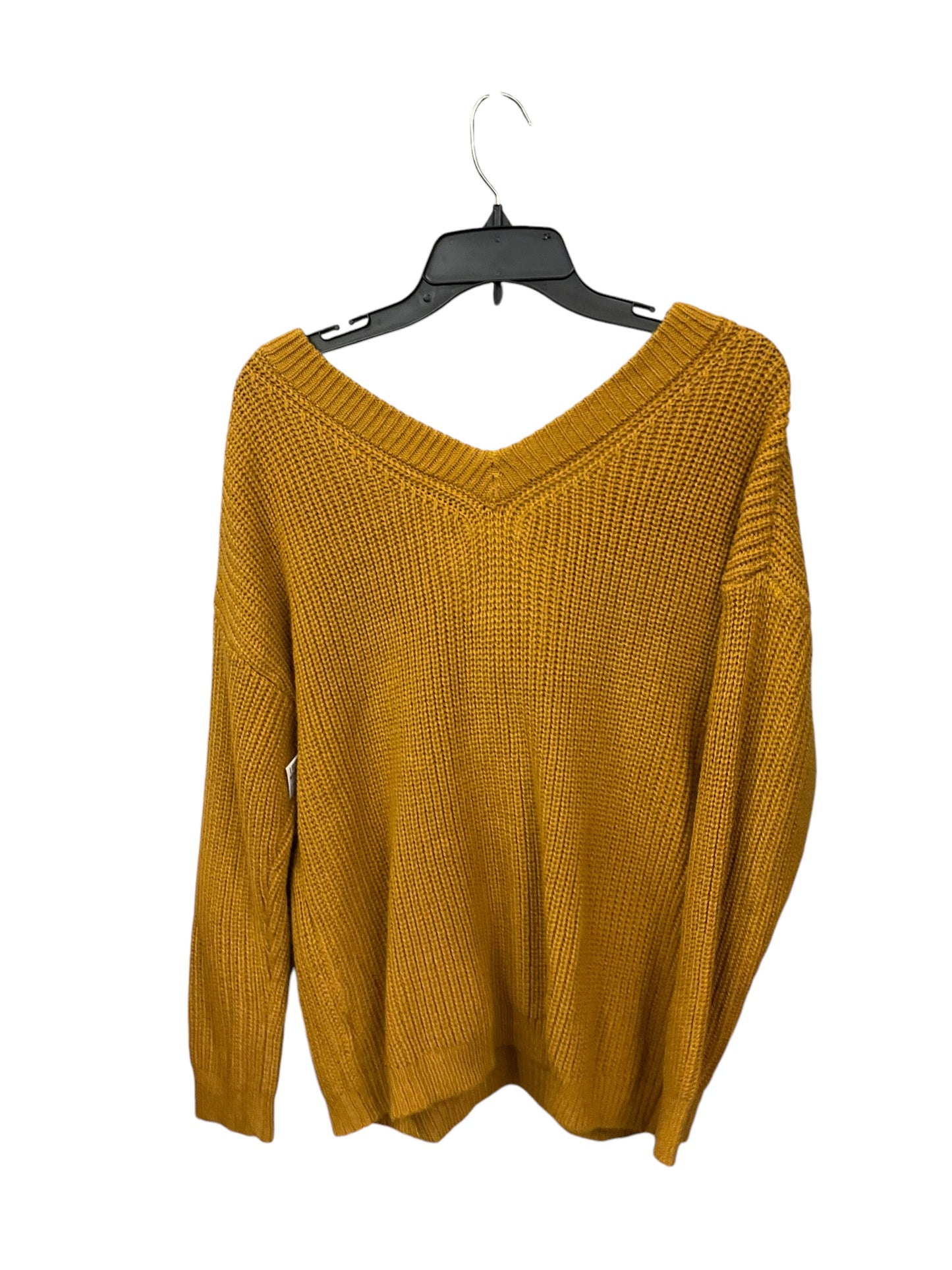 Sweater By Maurices In Yellow, Size: L