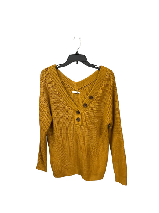 Sweater By Maurices In Yellow, Size: L