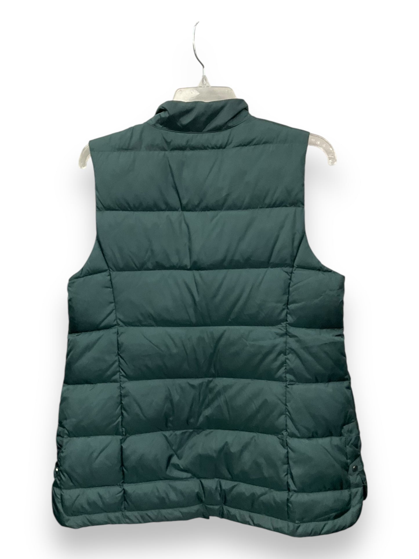 Vest Puffer & Quilted By J. Jill In Green, Size: M