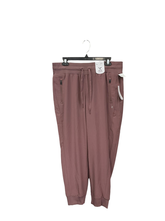 Athletic Pants By Xersion In Pink, Size: L