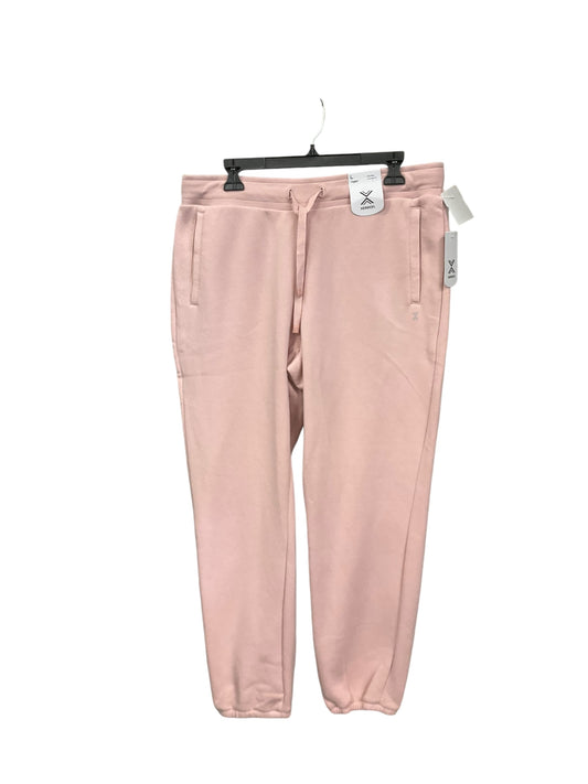 Athletic Pants By Xersion In Pink, Size: L