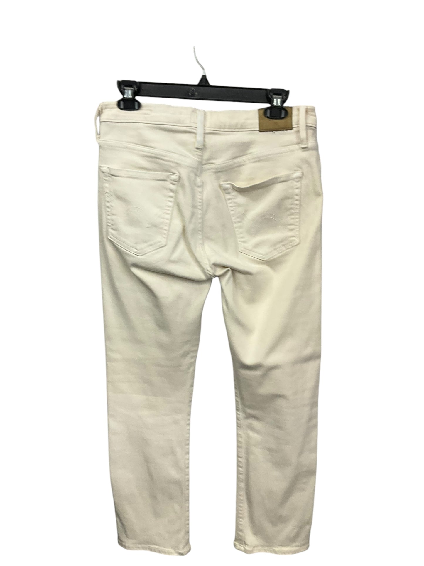 Pants Cropped By Edwin In Cream, Size: 6