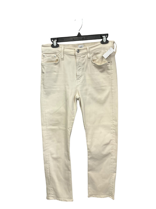 Pants Cropped By Edwin In Cream, Size: 6