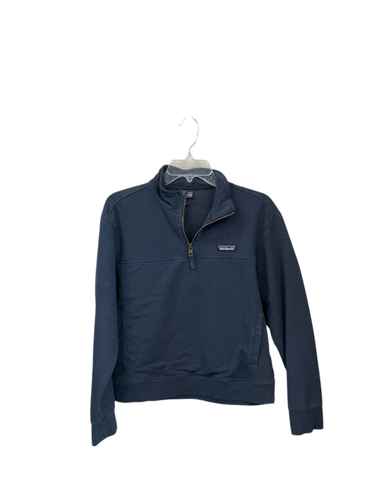 Sweatshirt Collar By Patagonia In Blue, Size: S