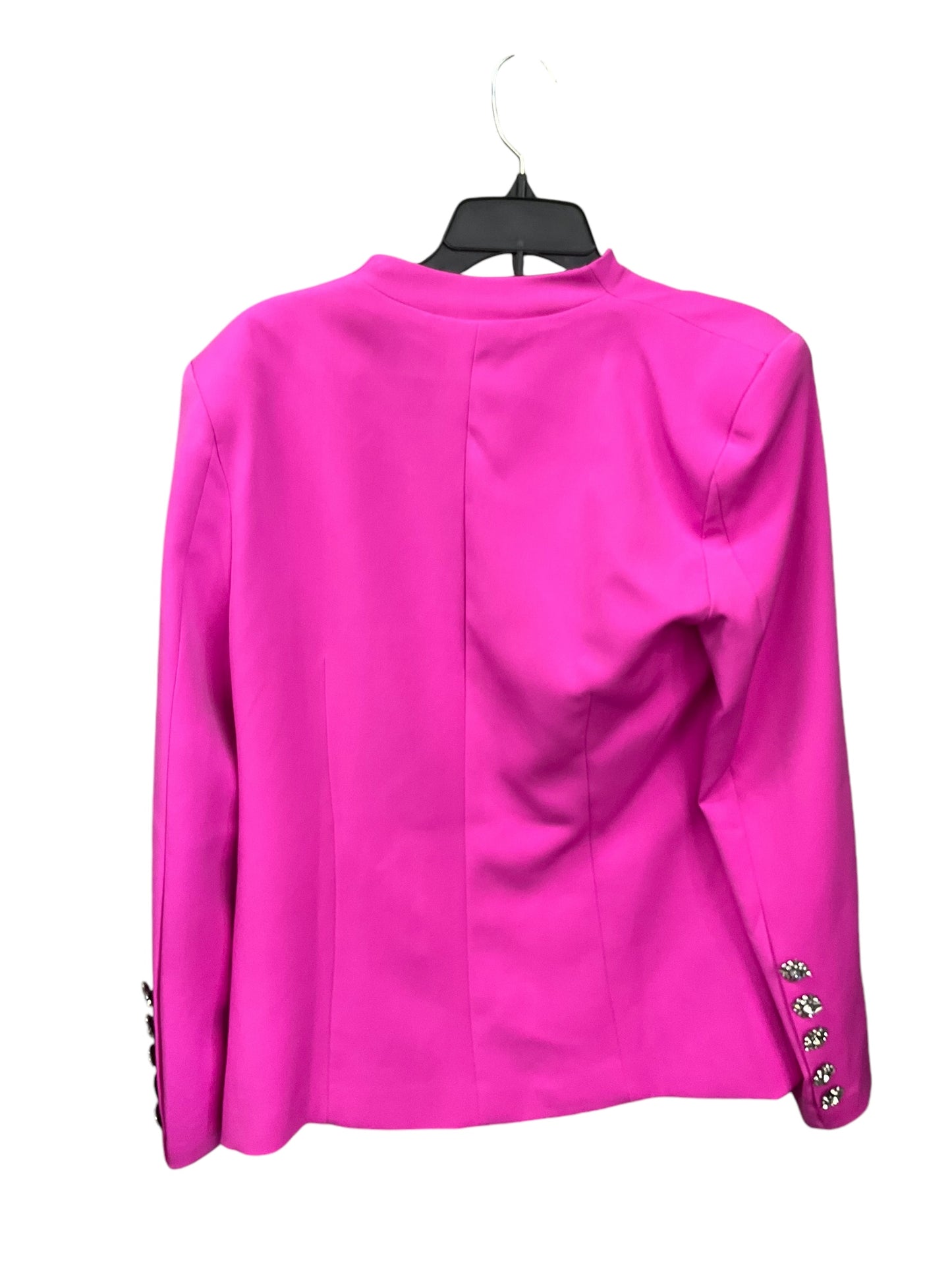 Blazer By Clothes Mentor In Pink, Size: L