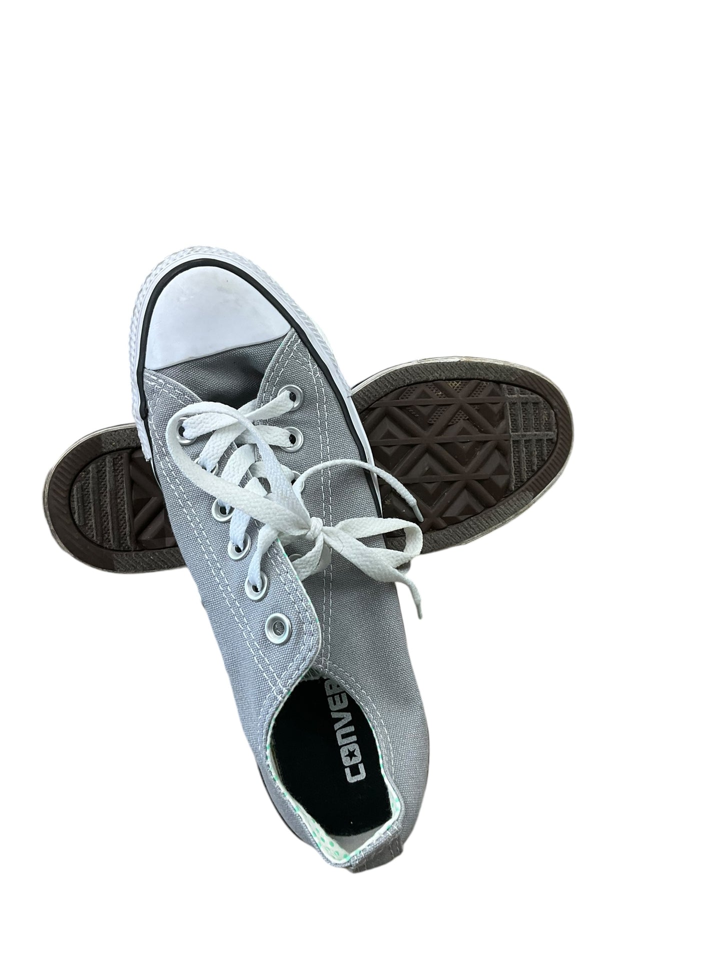 Shoes Sneakers By Converse In Grey & White, Size: 7