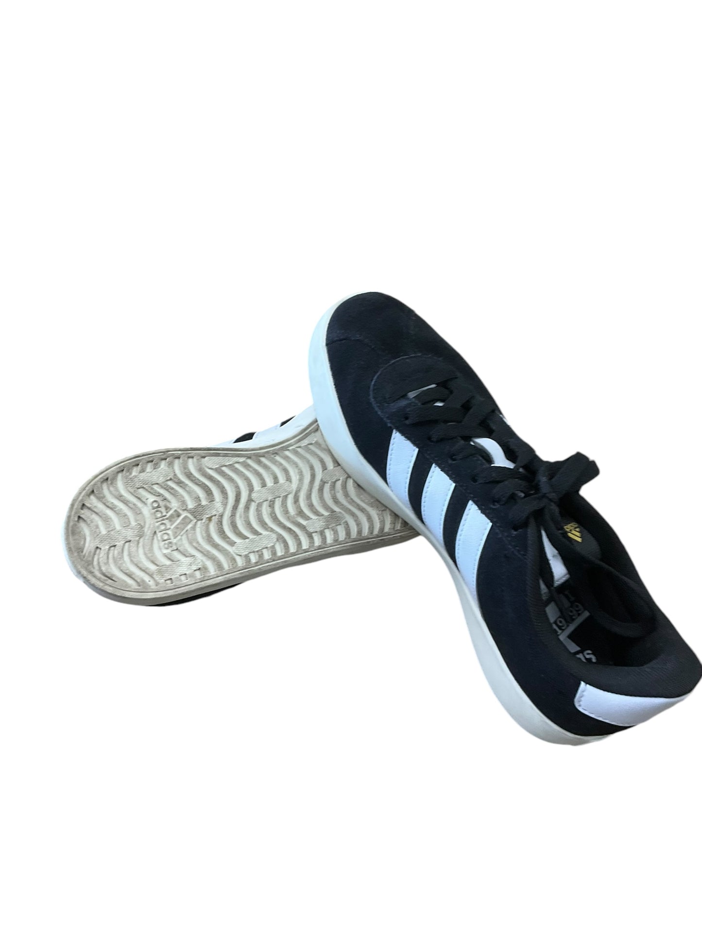 Shoes Sneakers By Adidas In Black & White, Size: 7.5