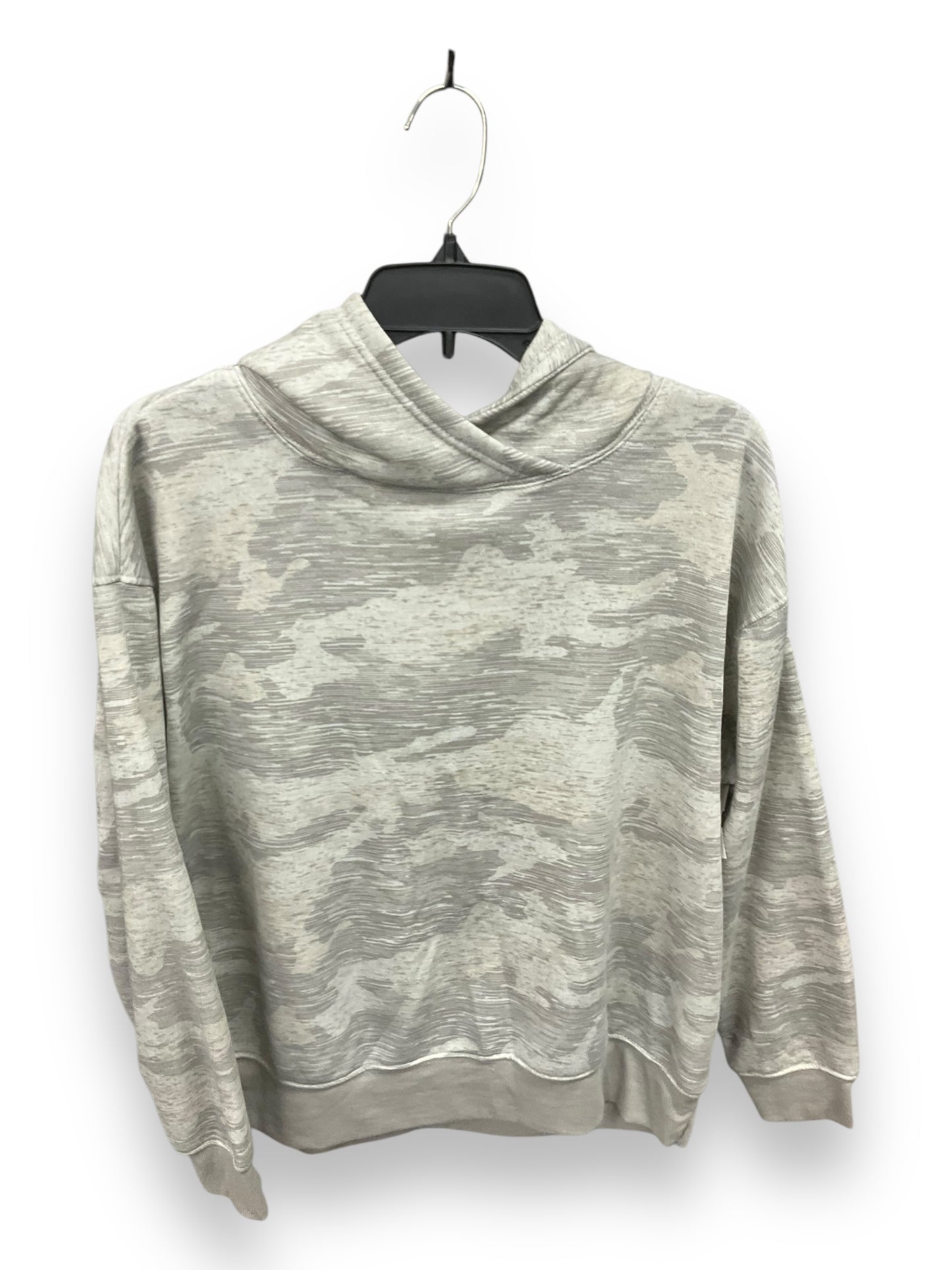 Sweatshirt Hoodie By Just Be In Grey, Size: L