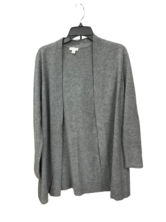 Sweater Cardigan Cashmere By J. Jill In Grey, Size: M