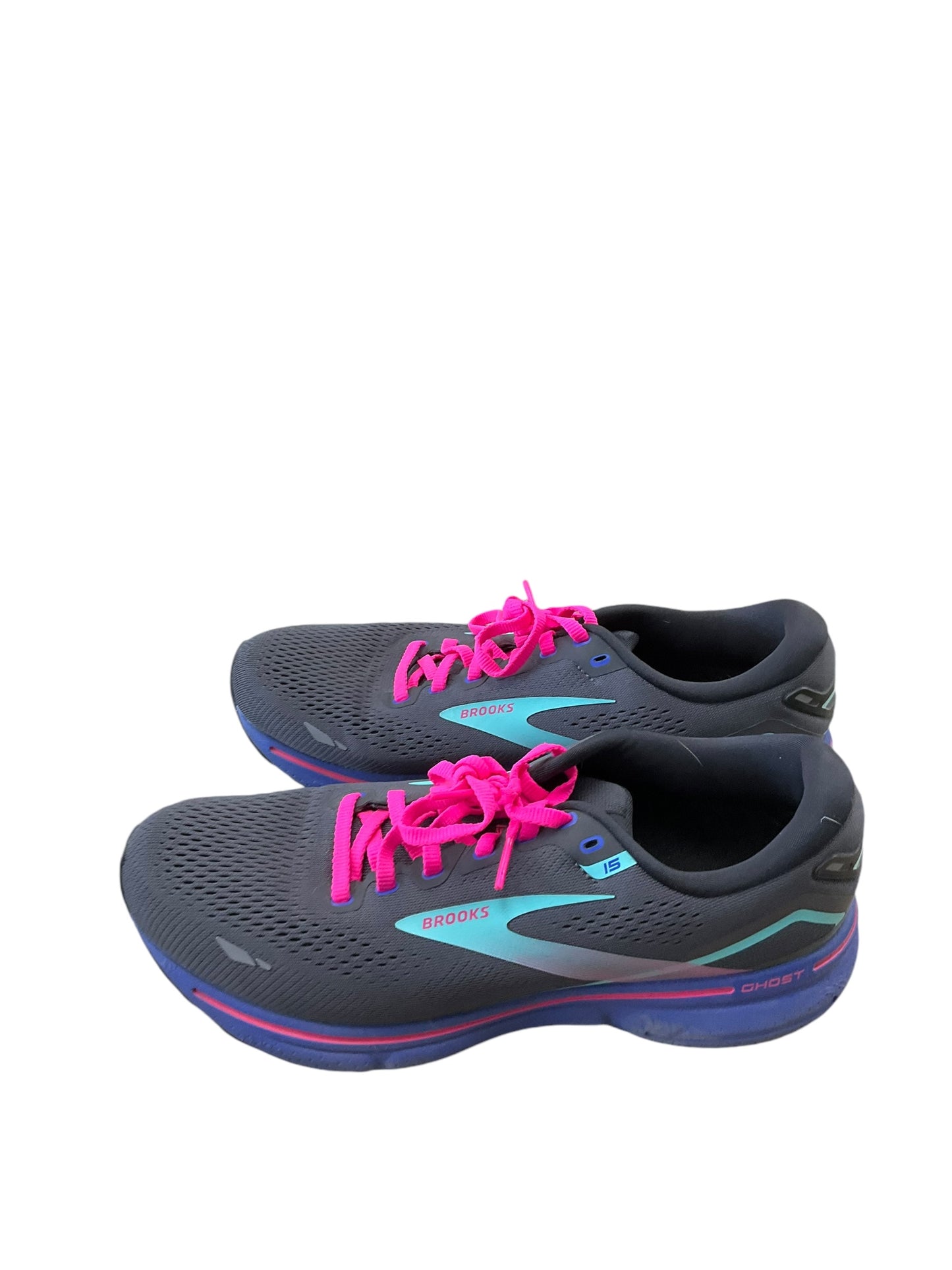 Shoes Athletic By Brooks In Grey & Pink, Size: 10.5