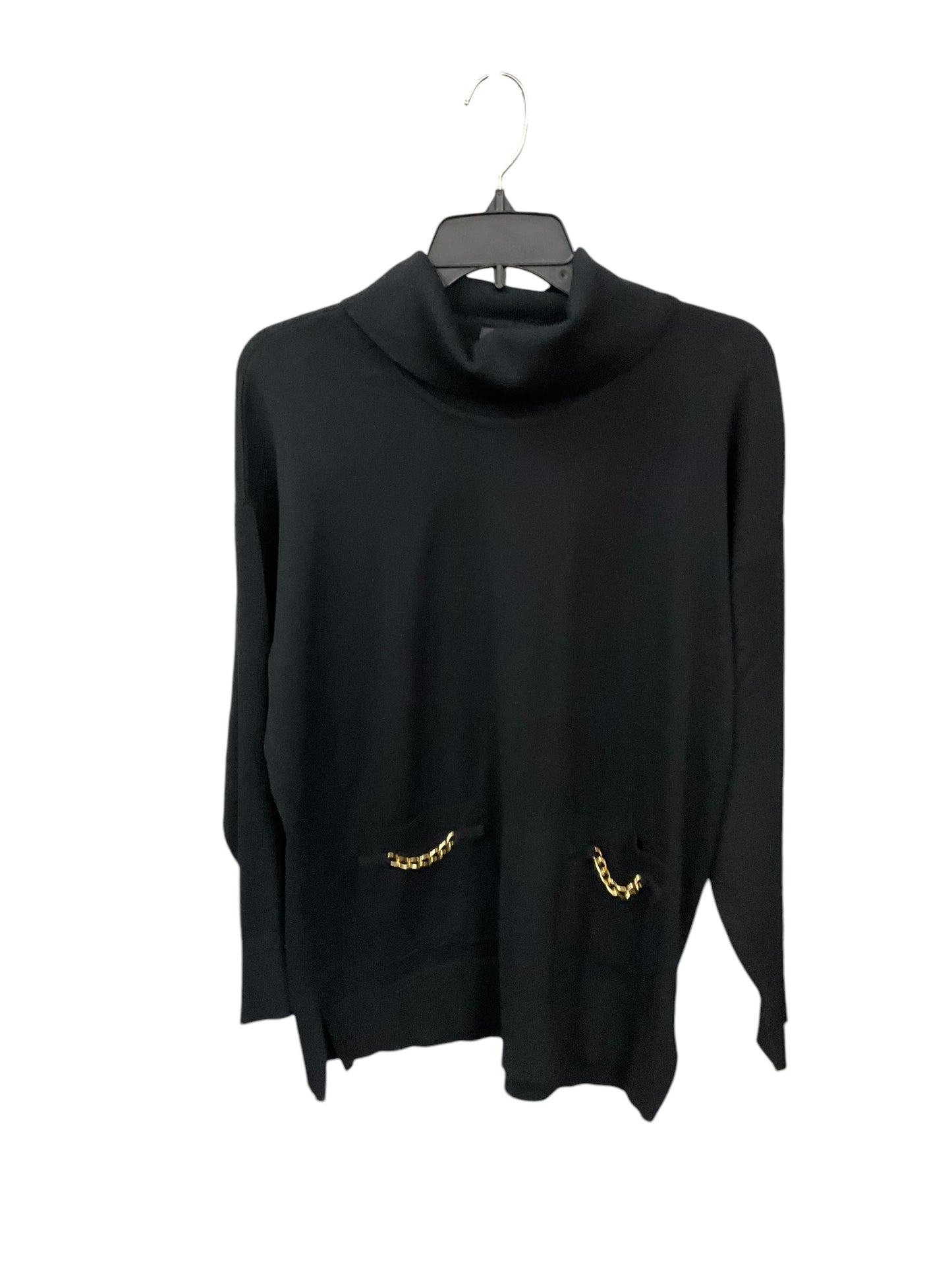 Top Long Sleeve By Jm Collections In Black, Size: S