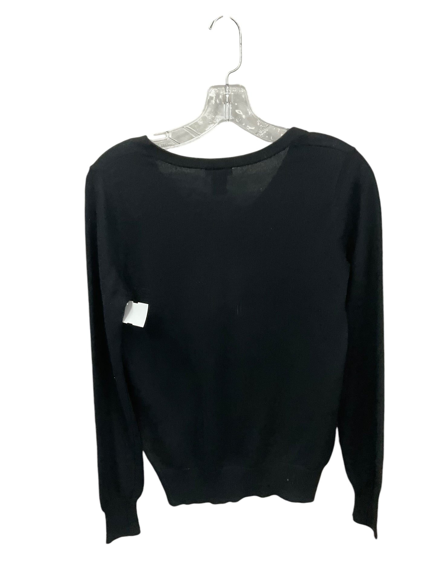 Top Long Sleeve By Ann Taylor In Black, Size: M