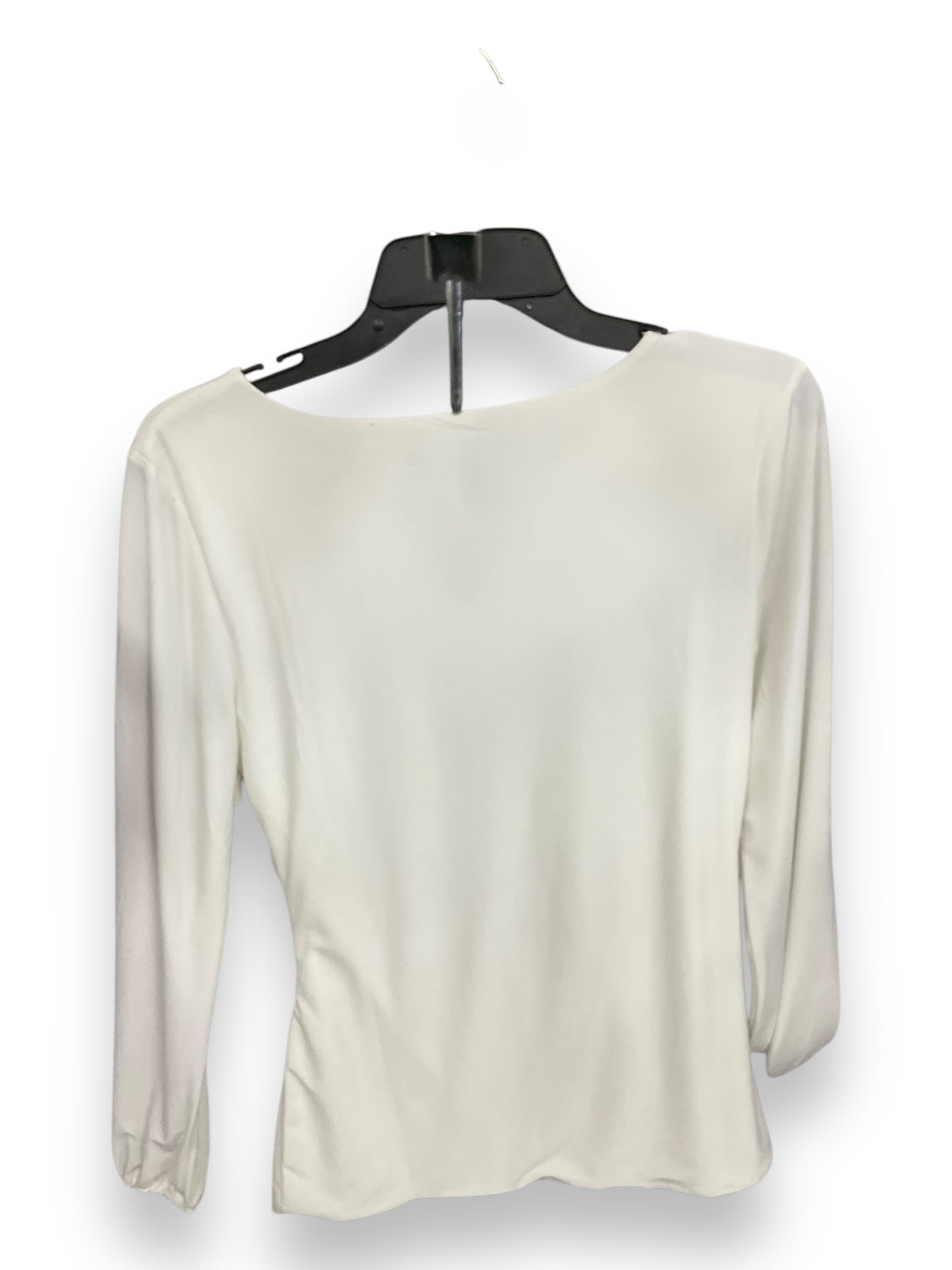 Blouse Long Sleeve By White House Black Market In White, Size: S