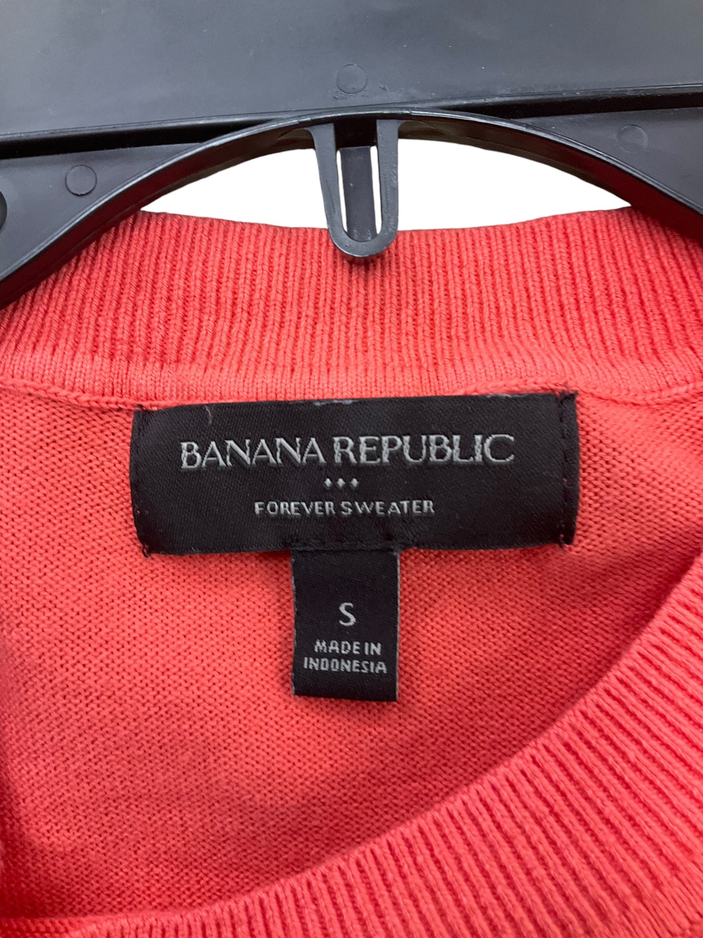 Top Short Sleeve By Banana Republic In Orange, Size: S