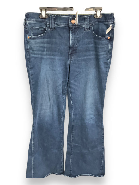 Jeans Flared By Clothes Mentor In Blue Denim, Size: 12