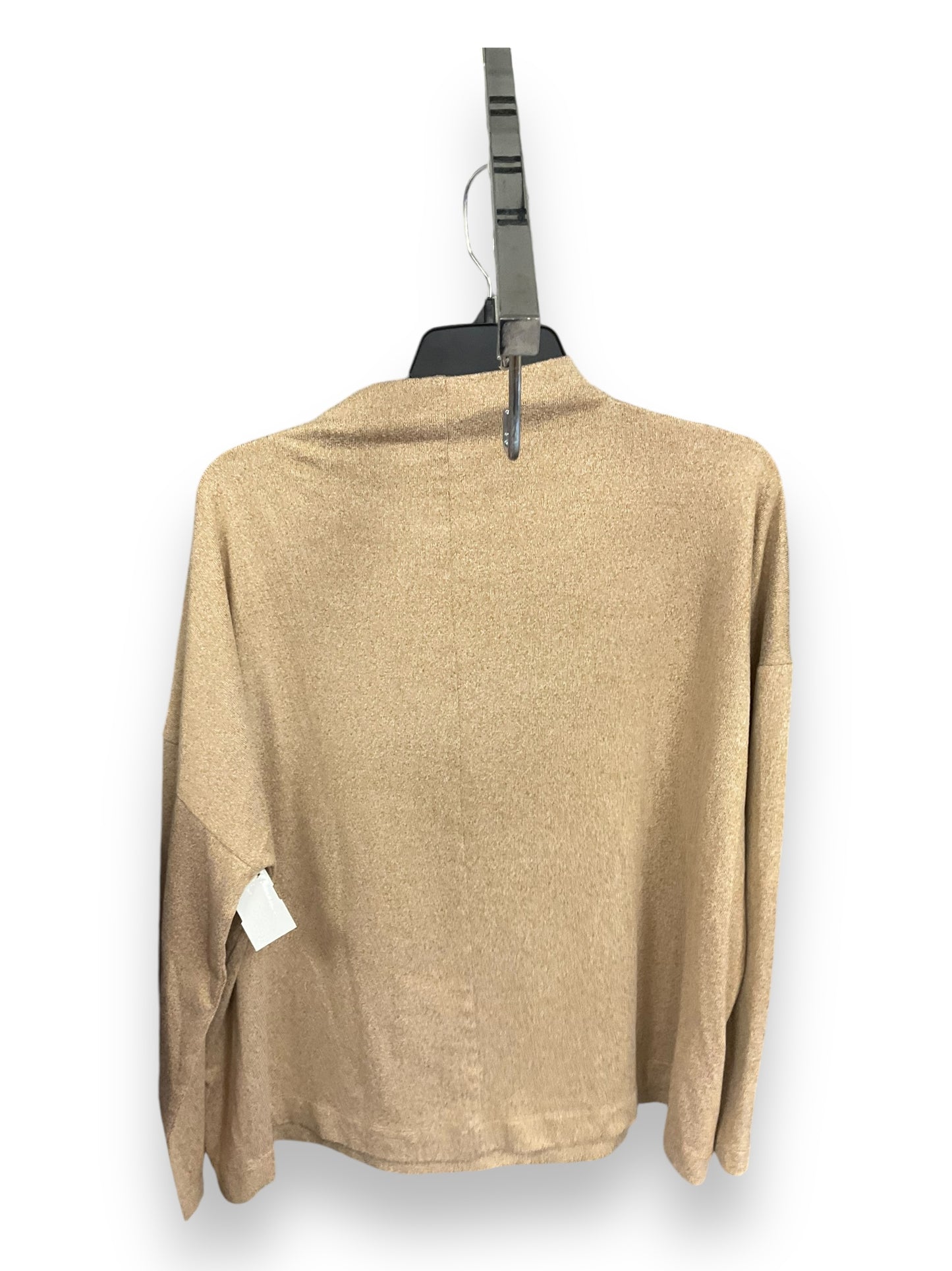 Top Long Sleeve By Loft In Brown, Size: L