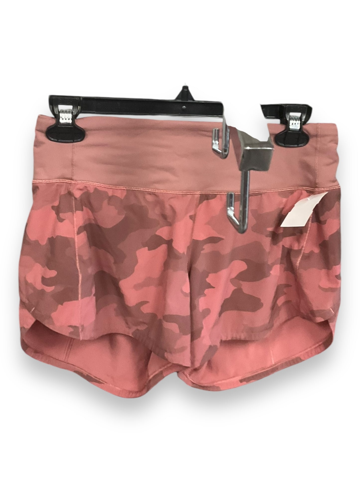 Athletic Shorts By Lululemon In Pink, Size: 4