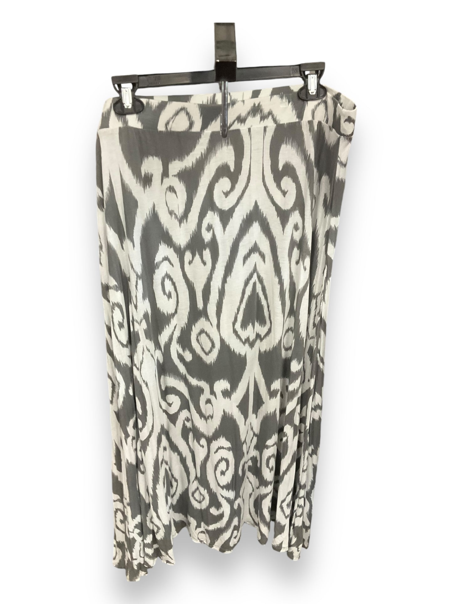 Skirt Maxi By Inc In Grey & White, Size: 1x