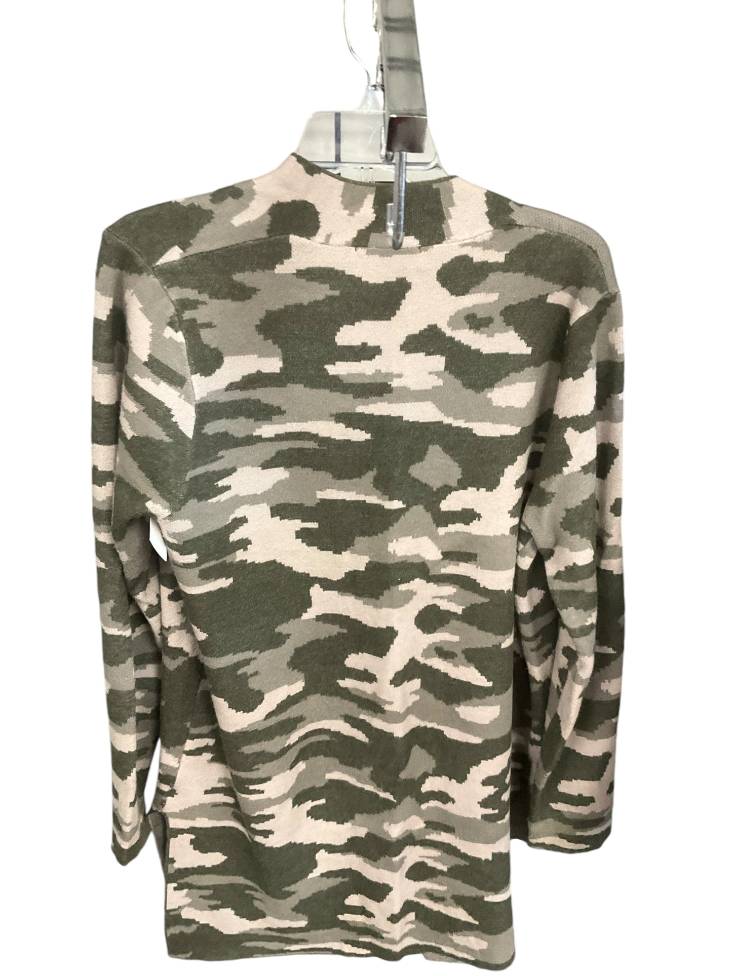 Cardigan By Rachel Zoe In Camouflage Print, Size: M