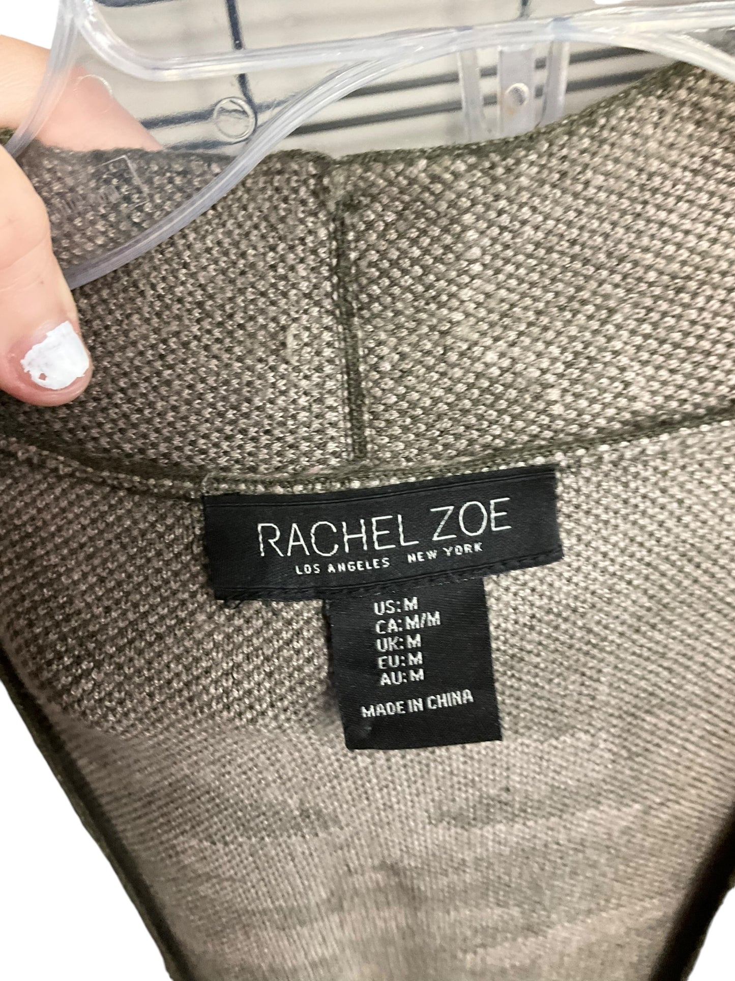 Cardigan By Rachel Zoe In Camouflage Print, Size: M