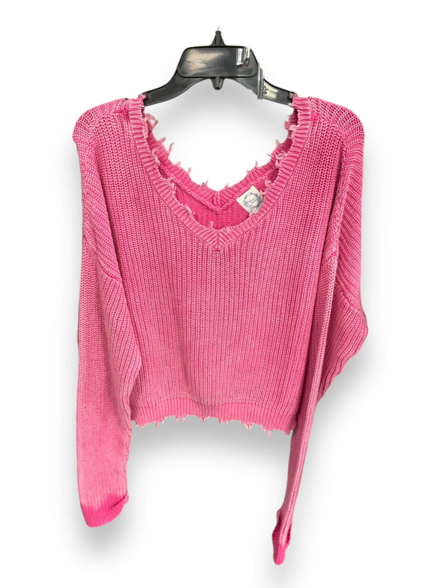 Sweater By Blue Rain In Pink, Size: Xl