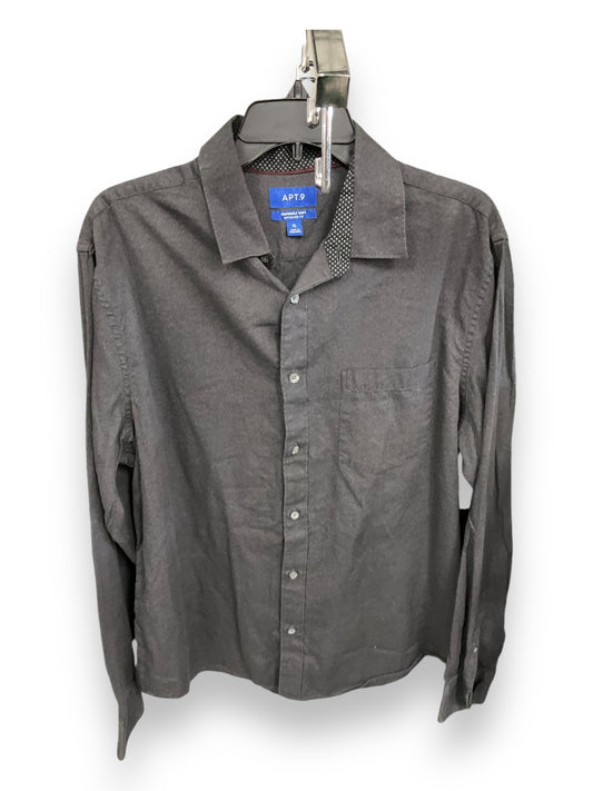 Top Long Sleeve By Apt 9 In Grey, Size: Xl